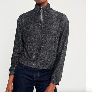 Cooperative Urban Outfitters Glitter Half-Zip Track Top Size Small